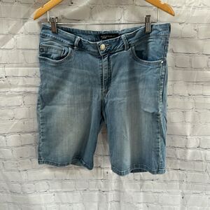 Lee Platinum Label Jean Shorts | Classic Mid-Rise Stretch Denim | Women Size 16